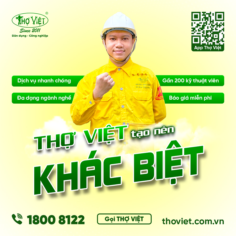 Thợ Việt Nhà thầu sửa chữa điện nước hàng đầu